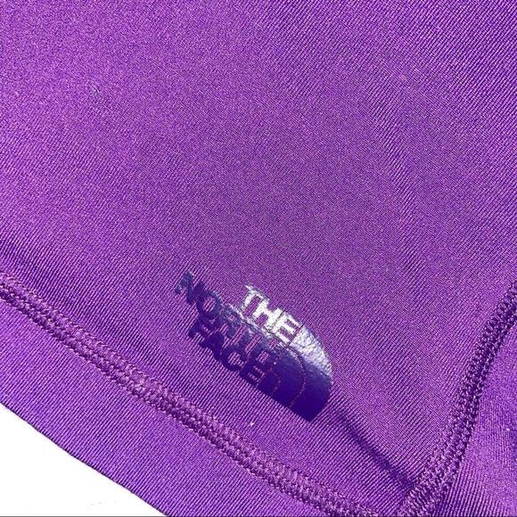 The North Face top purple tank with bra shelf unpadded decorative back SZ S/P - Picture 6 of 9